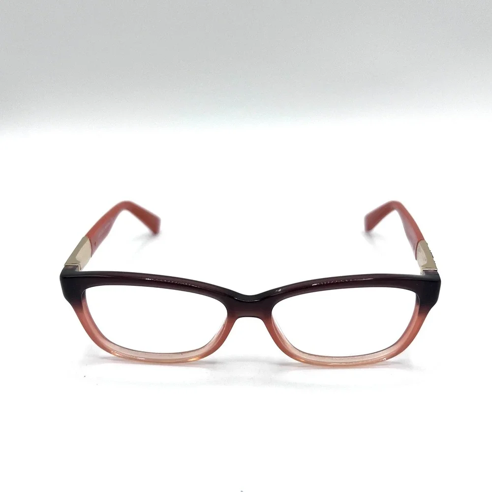 Jimmy Choo JC110 53-15-135 Burgundy Peach Ombre Crystal Eyeglasses Frames Only